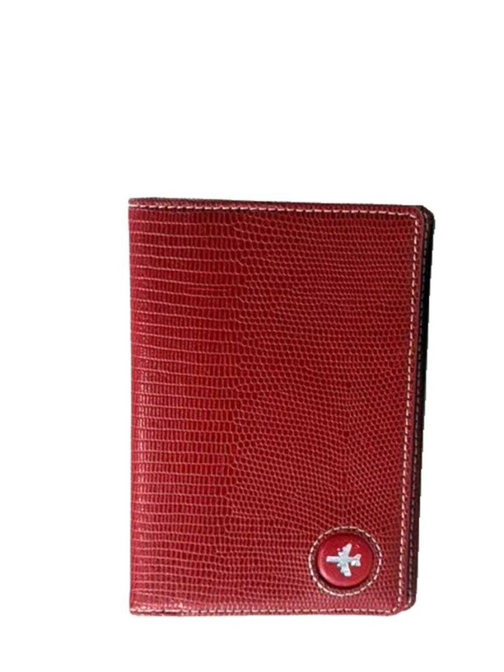 BOSCA passport Wallet credit card holder red leather